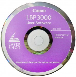 Диск с драйверами Canon LBP 3000