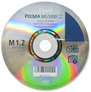 Диск с драйверами Canon Pixma MG-5140