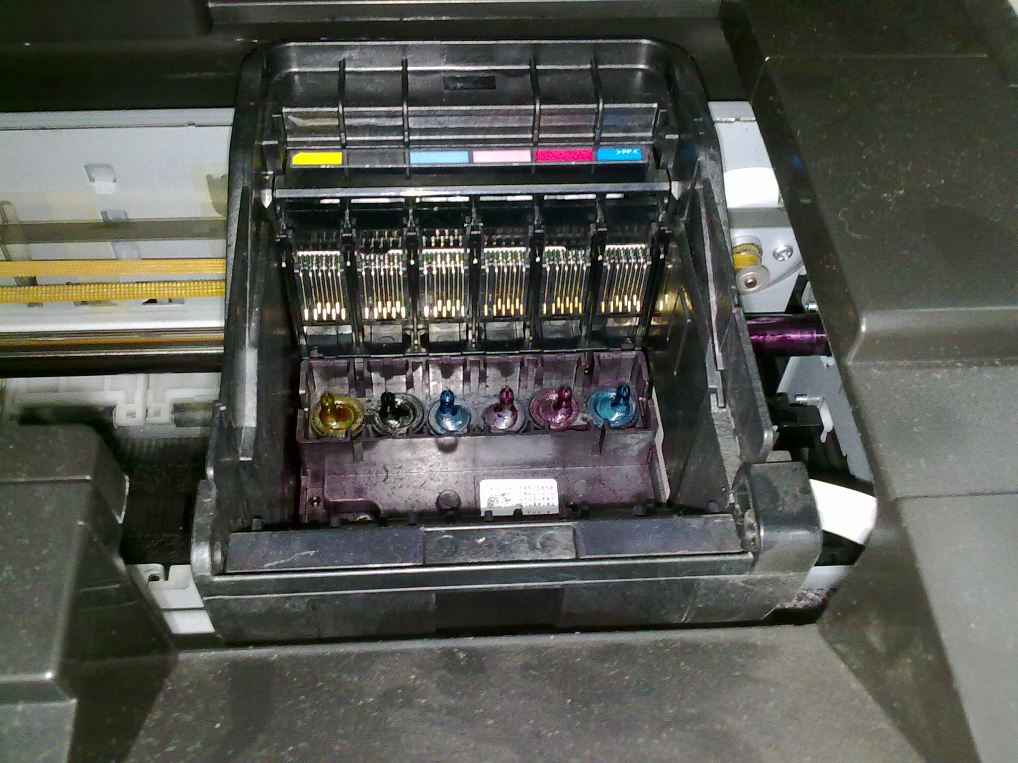 T50 как снять печатающую головку epson. Реанимация печатающих головок принтеров Epson