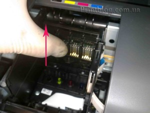 Как снять печатающую головку с Epson SX420,SX425,SX430_11