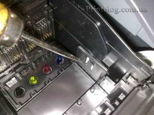 Как снять печатающую головку с Epson SX420,SX425,SX430_4