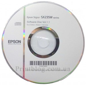 Оригинальный диск Epson Stylus SX235W