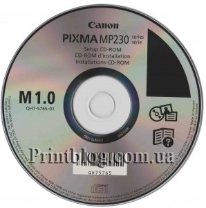 Оригинальный установочный диск Canon Pixma MP230