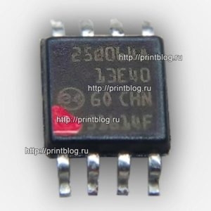 Микросхема 25Q064 для Canon Pixma MG2940 с сброшенным счетчиком памперса