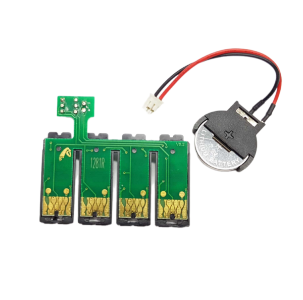 Чип СНПЧ для Epson S22, SX130, SX125, SX230 (T1281-T1284)