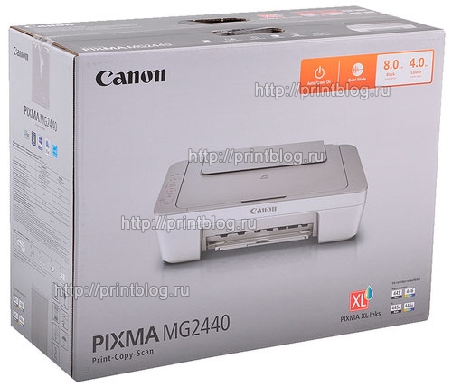 Недостатки принтера MG2440