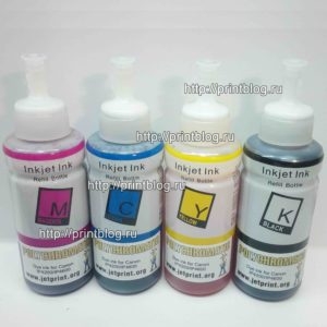 Чернила Jet print polichromatic Canon комплект 4 цв.