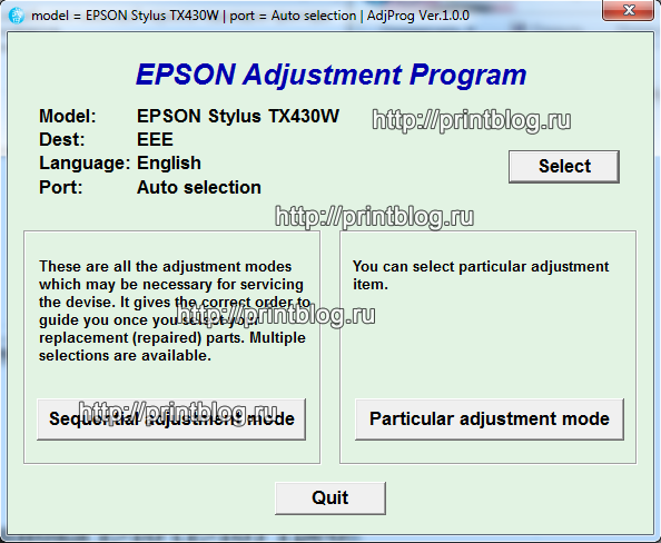 Epson Stylus SX435W ошибка E-10 (Е-10) Требуется обслуж. прокладки чернил Обратитесь в Epson