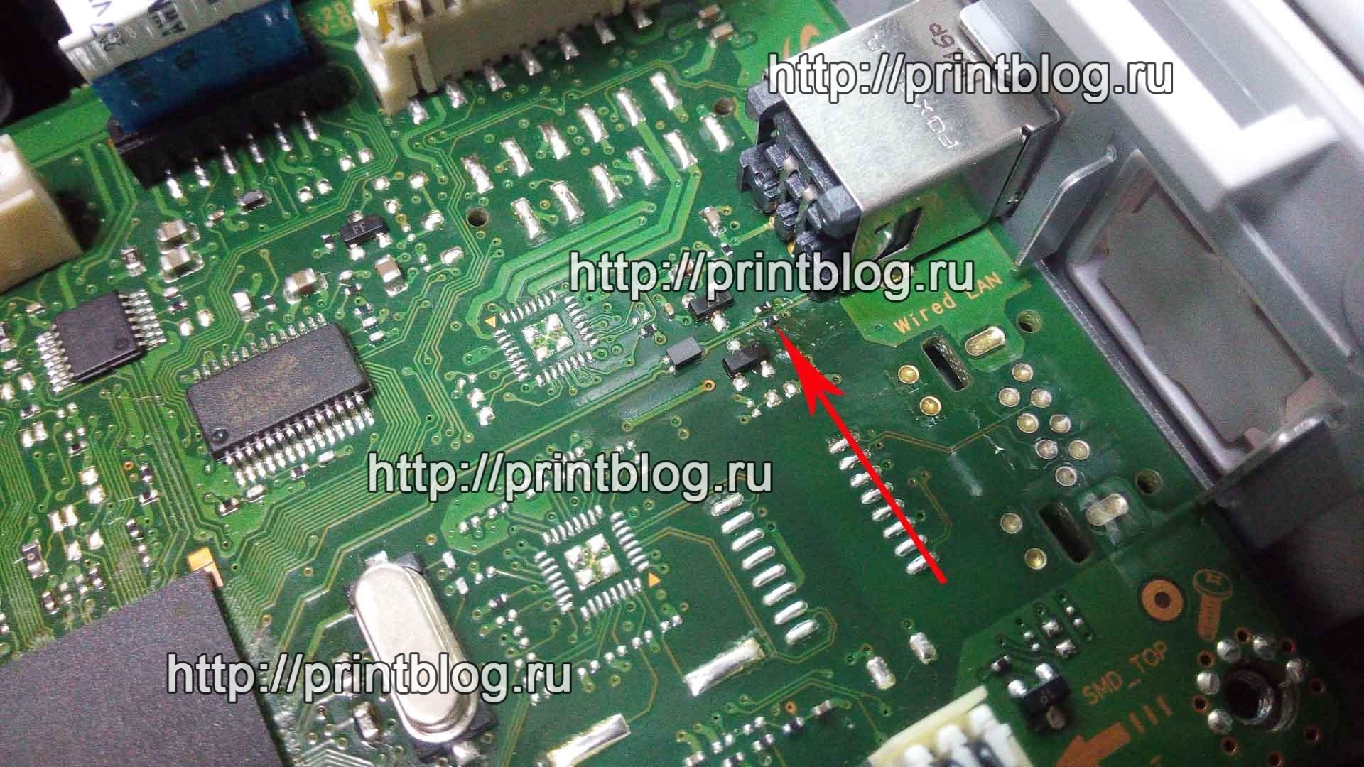 Сложный ремонт Samsung M2070, не включается, не определяется компьютером, черные квадраты на экране
