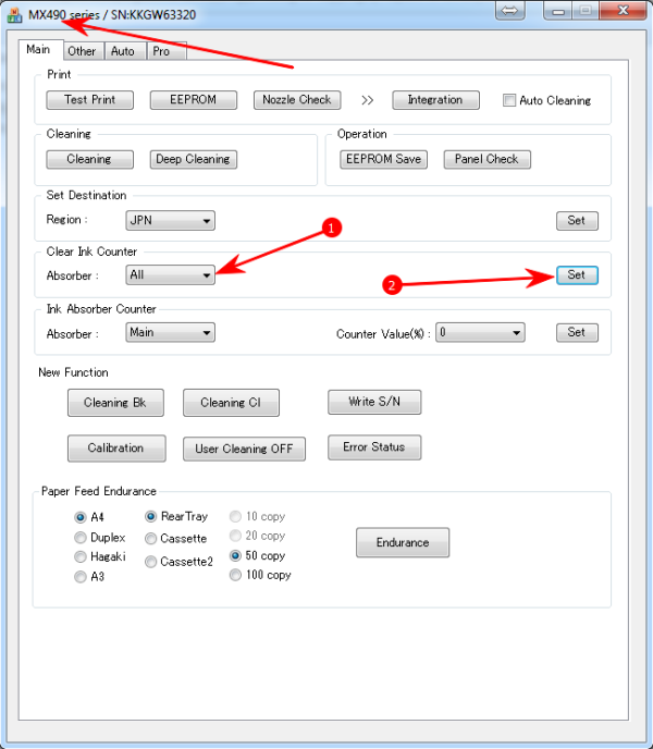 [Решение] Canon PIXMA MX494, MX495 сброс ошибки 5B04