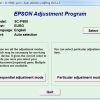 Epson SureColor SC-P600 Adjustment program Ver. 1.1.3 (сброс памперса)