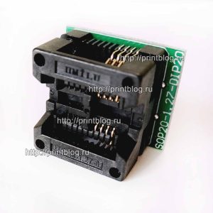 Адаптер (переходник, панелька) с DIP8 на SOP8 (SOIC8)