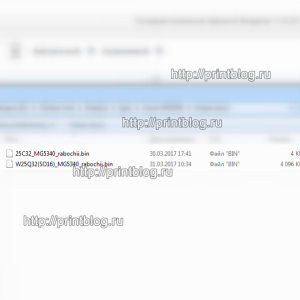 Canon MG5340 дампы микросхем 25Q32 и 25C32 для сброса ошибки памперса (5B00)