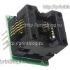 Адаптер (переходник, панелька) с DIP8 на SOP8 (SOIC8)