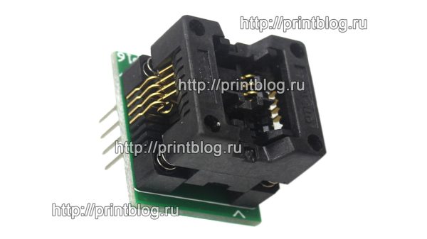 Адаптер (переходник, панелька) с DIP8 на SOP8 (SOIC8)