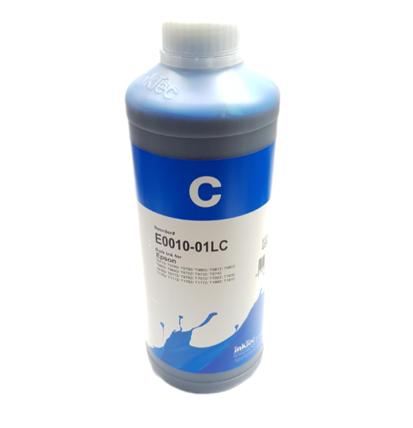 Чернила InkTec (E0010-01LC) Cyan (голубые), водорастворимые, 1 л