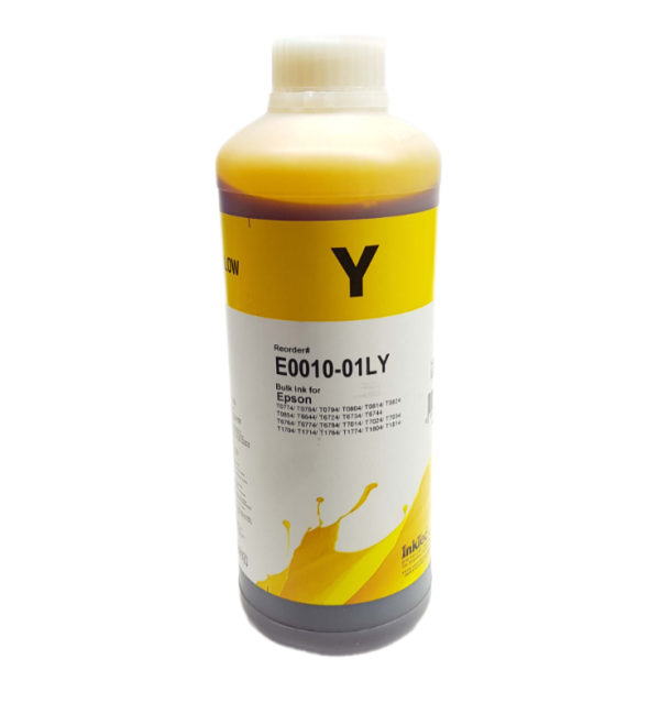 Чернила InkTec (E0010-01LY) Yellow (желтые), водорастворимые, 1 л.