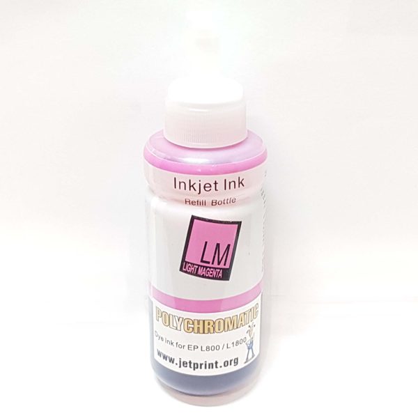 Чернила (краски) Polychromatic Epson Light Magenta (светло-розовые), водорастворимые, 100 мл.