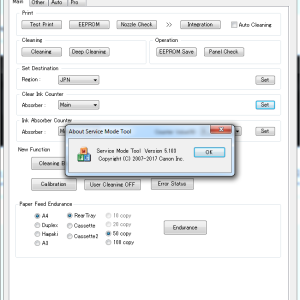 Service tool 5103 сброс памперса принтеров Canon
