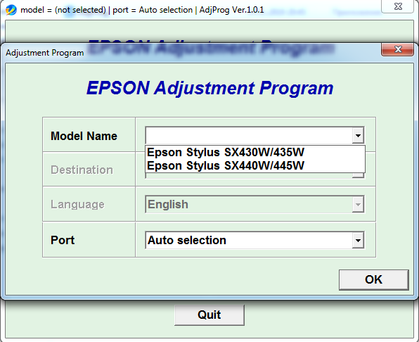 Adjustment Program Epson Sx435W Download