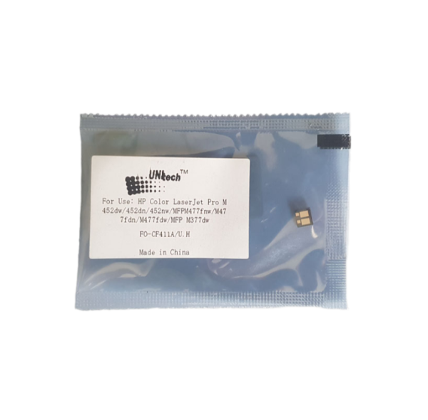 Чип картриджа HP CF411A Cyan (Синий) 2.3K (M452, M477, M377)