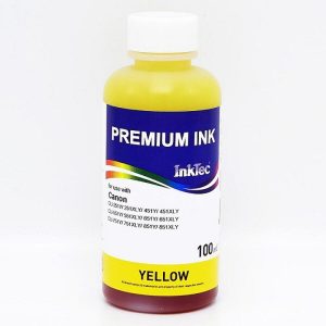 Чернила (краска) Canon InkTec C5051-100MY, Yellow (желтый), Dye (водные), 100 мл.