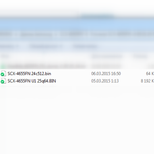 Дамп микросхем 24С512 и 25Q64 от Samsung SCX-4655FN прошитые фикс-прошивкой V16