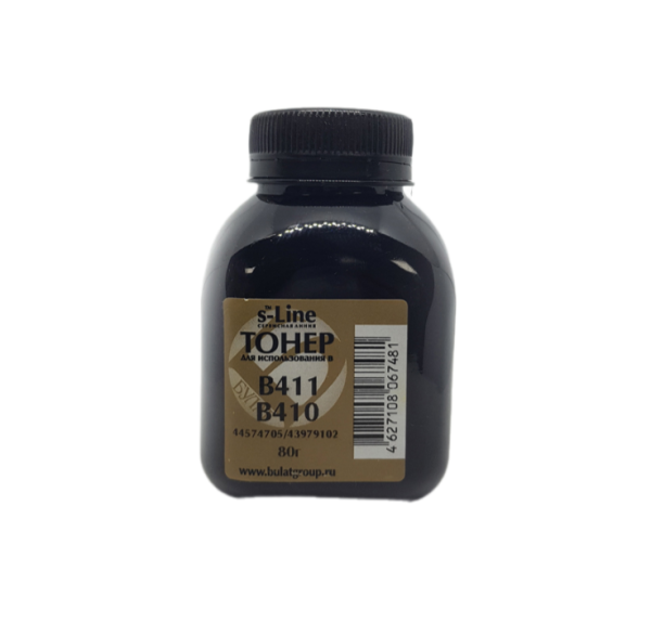 Тонер OKI B411 80г. фл. Булат s-Line B431, MB461, MB471, MB491 (44574705, 43979102)