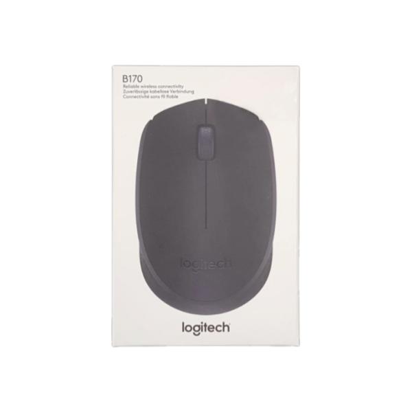 Мышь Logitech B170 оптическая, беспроводн., USB, черн. (910-004798)