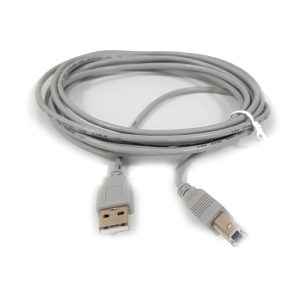 Кабель для принтера USB-A 2.0 USB-B, 3,0м, Gembird, серый (CC-USB2-AMBM-10)