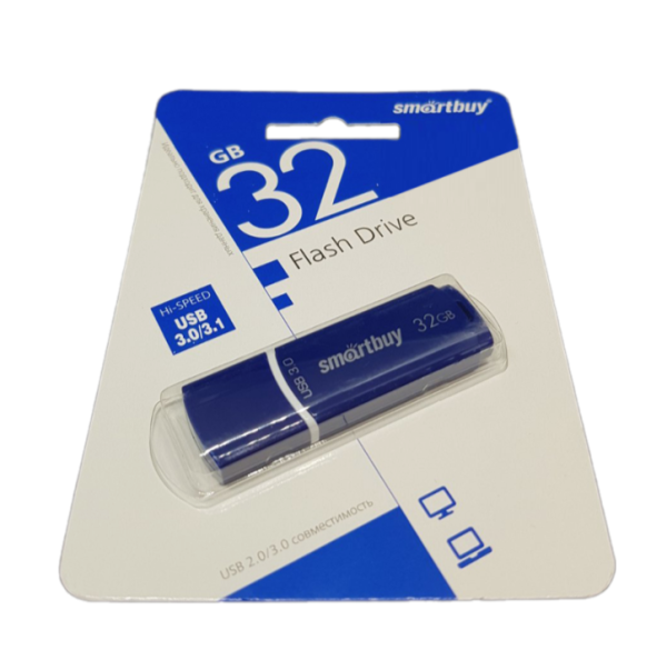 Флеш-накопитель Smartbuy 32Gb USB3.0 Синий (SB32GBCRW-BI)