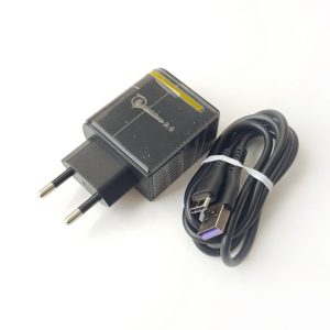 Зарядное устройство QC 3.0 (быстрая зарядка, fast charger, quick Charge 3.0) Model A-16 + каб Type С