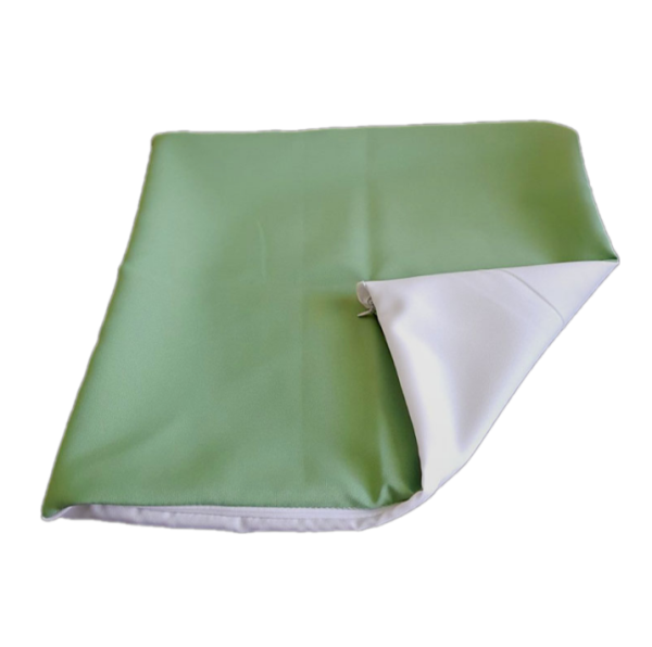 Наволочка 40*40см, БЕЛЫЙ/ЗЕЛЕНЫЙ, Габардин, для сублимации