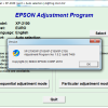 Adjustment program Epson XP-2100 (XP-2101), XP-2105, XP-2150, XP-2155 (Сброс памперса)