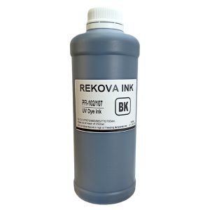 Чернила Rekova PFI-102, 107 MBK матовый черный, 1л. для Canon imageprograf iPF770, iPF670