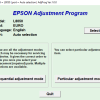 Adjustment program Epson L8050 (ПАМПЕРС НЕ СБРАСЫВАЕТ, только Platen pad counter)