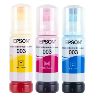 Комплект оригинальных чернил Epson 003 3 шт. по 65 мл.