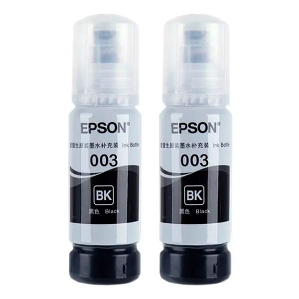 Чернила Epson 003 Black 2х65 мл. (чёрный) original