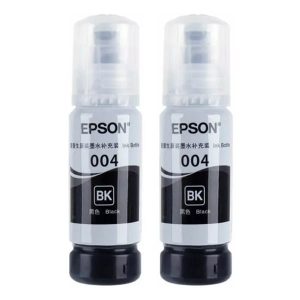 Оригинальные чернила Epson серия 004 черные 2 шт.