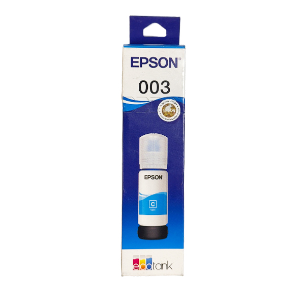 Чернила Epson 003 Cyan 65 мл. (голубой) original в коробке